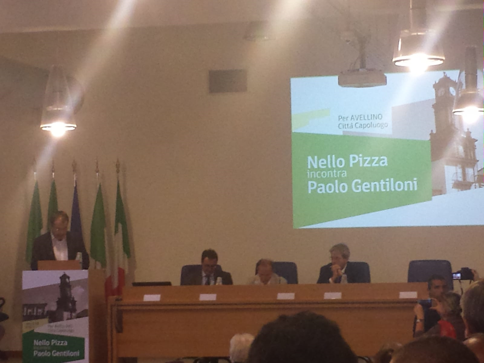 Avellino| Ballottaggio, Gentiloni: con Pizza e la sua squadra città in buone mani