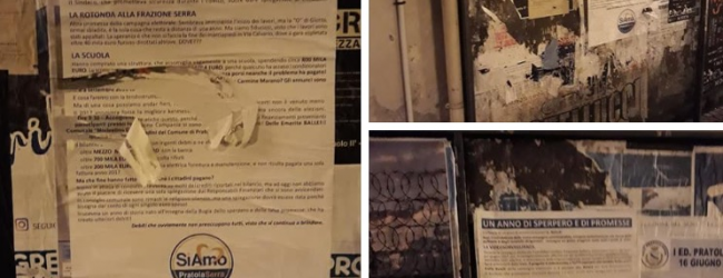 Pratola Serra| Strappati i manifesti dell’opposizione, clima di tensione in paese