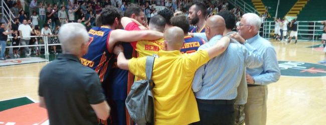 Basket| Miwa Energia BN: sfuma la C Gold. Annecchiarico: “Sconfitta che brucia, pubblico fantastico”