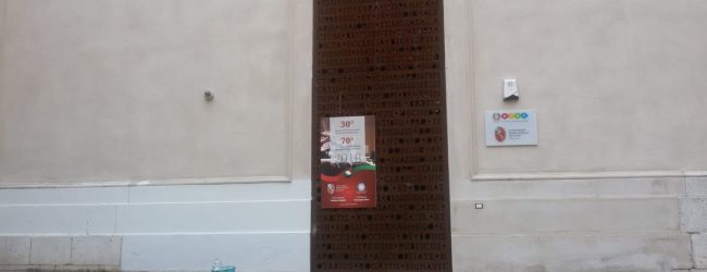 Benevento| Complesso San Vittorino, scritta rimossa