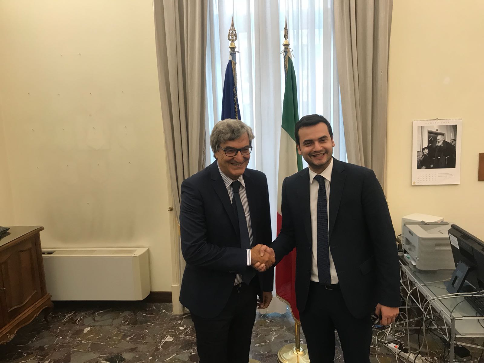 Benevento| Il Sottosegretario agli Interni Sibilia incontra il nuovo prefetto Cappetta