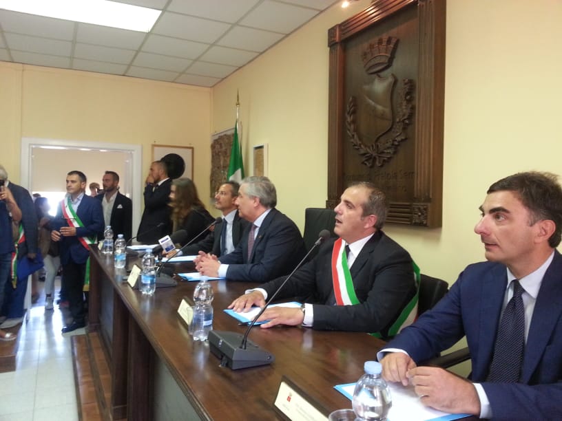 Pratola Serra| Tajani cittadino onorario: “FCA continuerà a produrre”