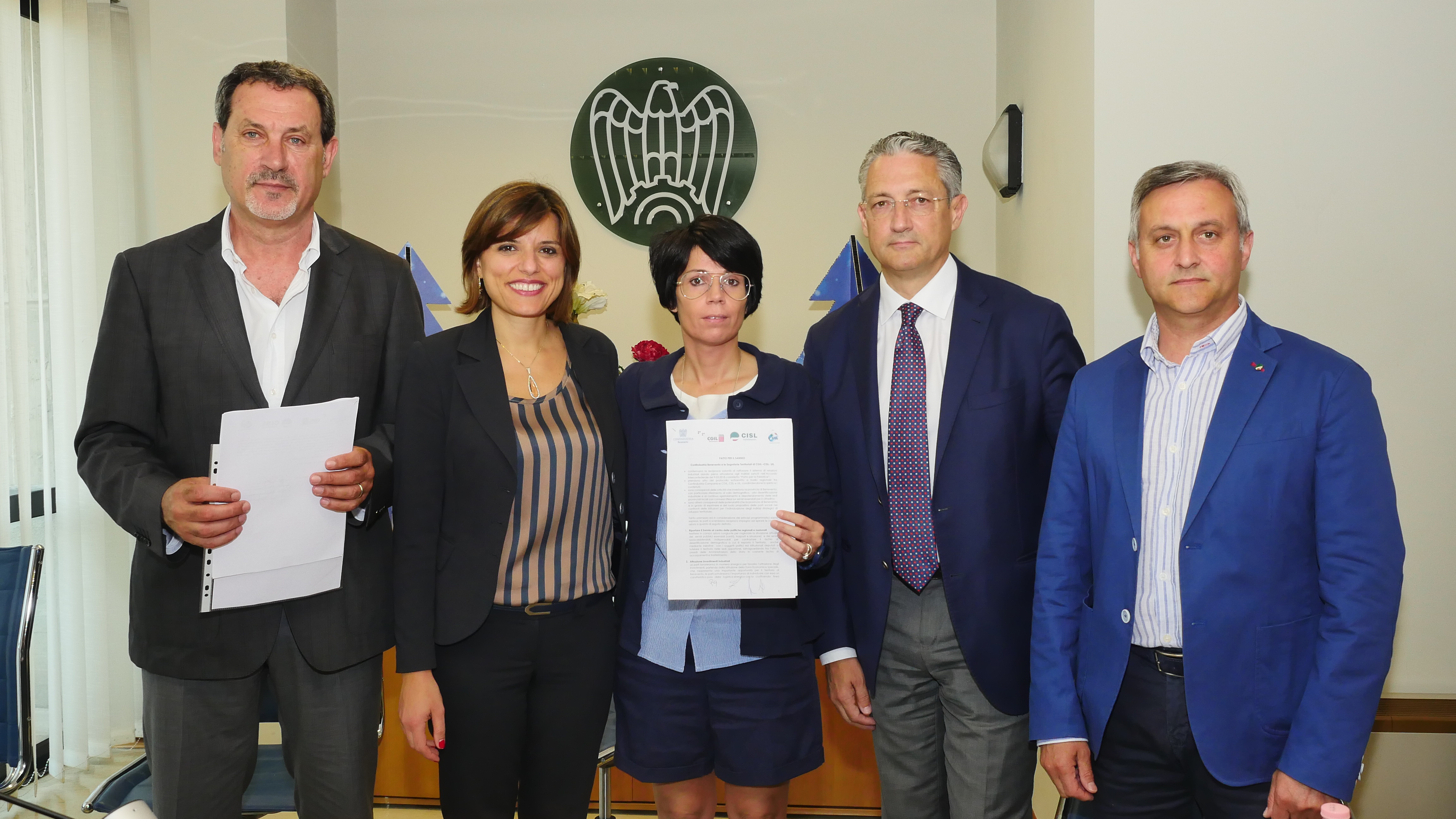 Benevento| Confindustria, firmato accordo i sindacati