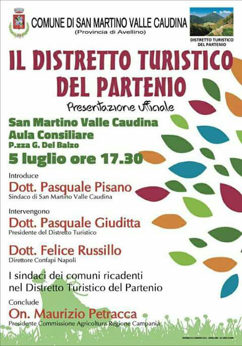 San Martino V. C.| Il Partenio ha il suo distretto turistico