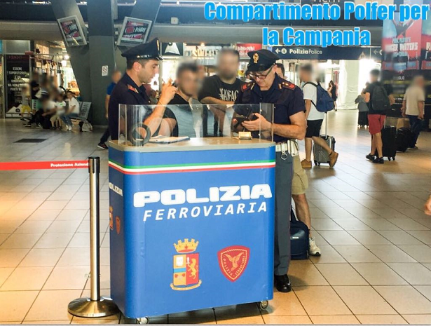 Benevento| Flash mob Polizia, controlli simultanei nelle stazioni della Campania