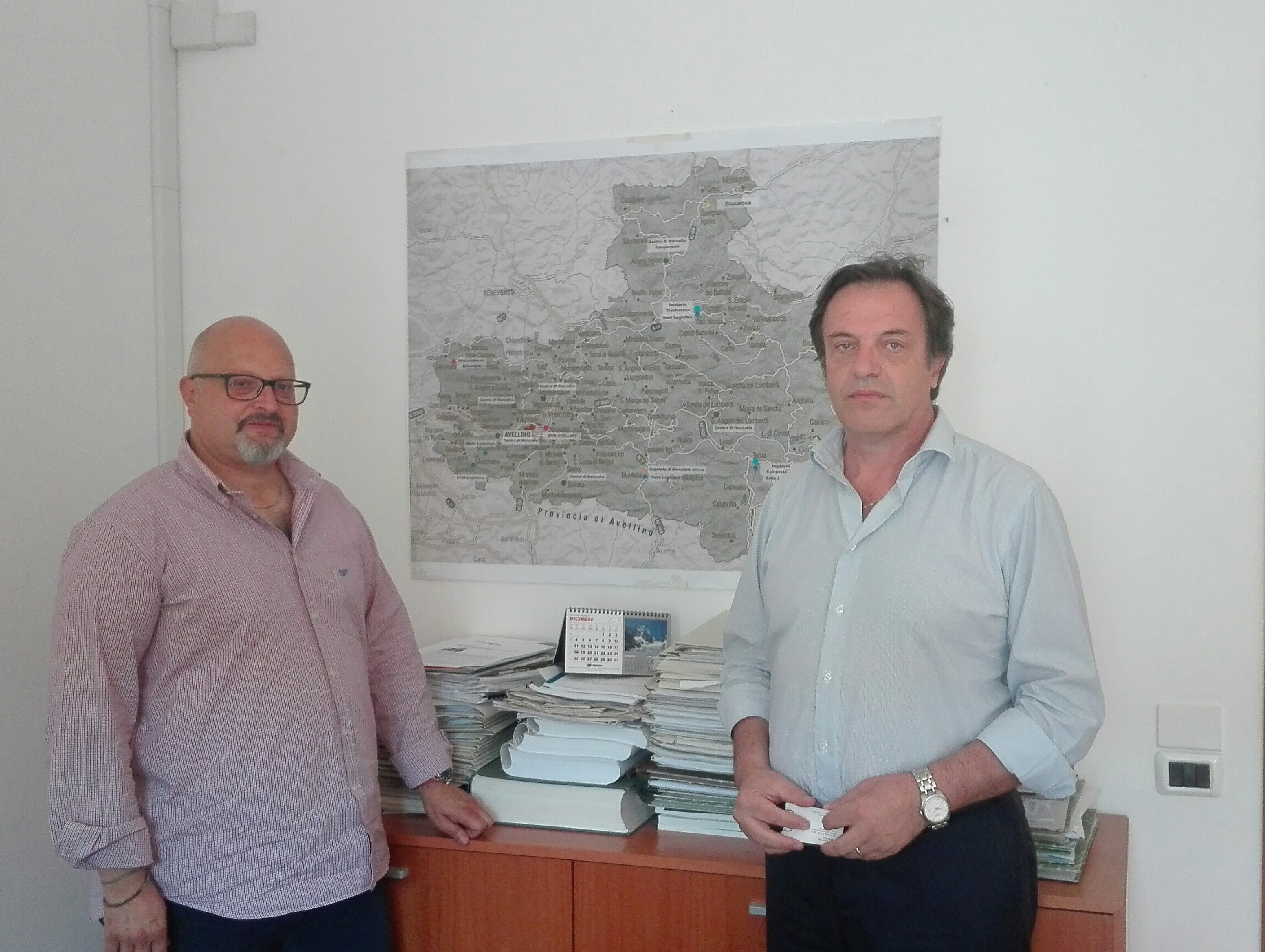 Avellino| Ciampi a Irpiniambiente: in sintonia sul rilancio del servizio raccolta rifiuti