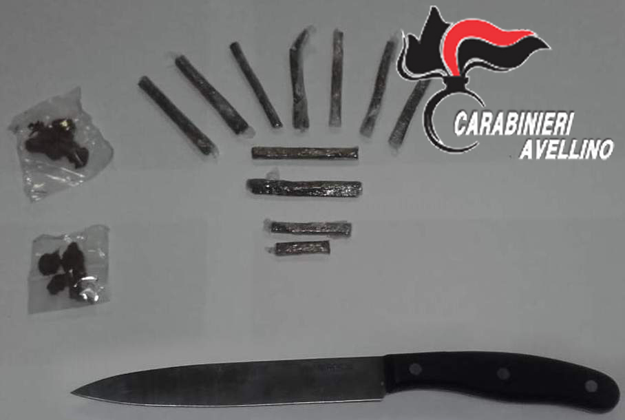 Mugnano del Cardinale| Sorpresa in auto con droga e coltello, nei guai giovane coppia