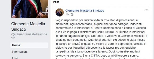 Benevento| Mastella su Facebook: “a settembre lavoro per 50 giovani”