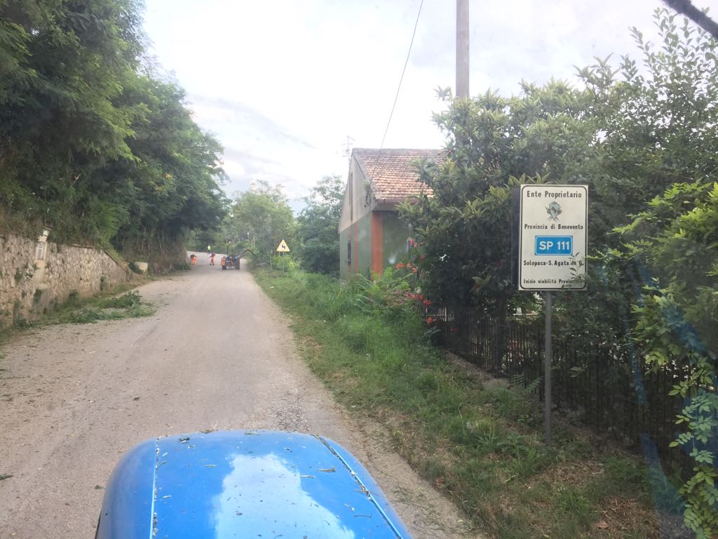 Interventi sfalcio erbe su strade provinciali