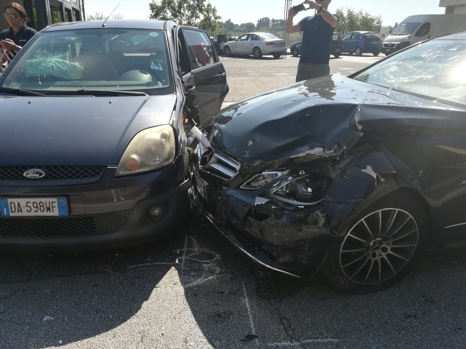 Benevento| Incidente a Via Paolella: il bilancio è di due feriti