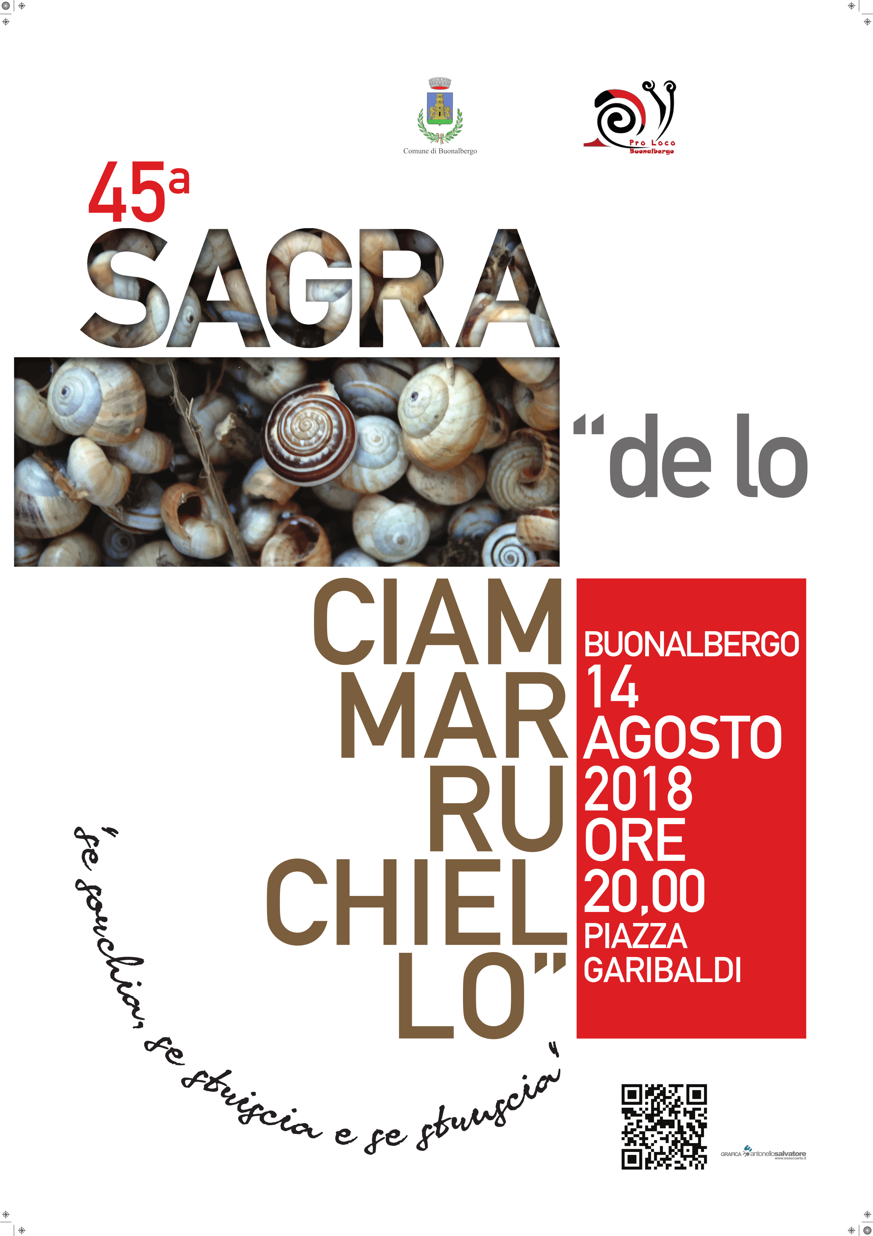 L’innovazione incontra la tradizione. Al via la 45° edizione della Sagra de lo Ciammarruchiello