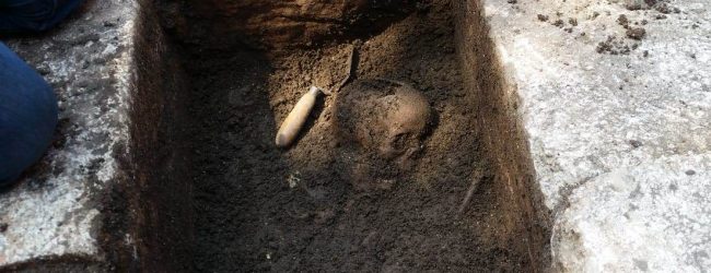 Pontelandolfo| Rinvenuti ossa e teschio di epoca romana
