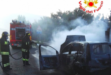 Forino| Auto in fiamme sulla ss 88, conducente ustionato ricoverato al Moscati
