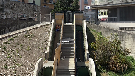 Benevento| Riapre temporaneamente la scala mobile del Comune