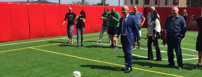 Pietrastornina: inaugurata la struttura polivalente. Piantedosi: “Favorire l’aggregazione sana”