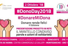 Benevento| Dono Day 2018: martedì gli eventi targati CESVOB