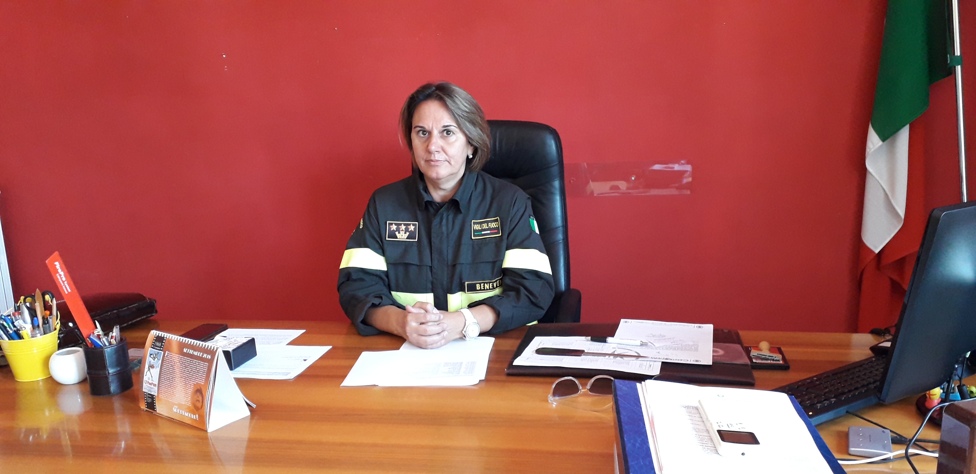 Benevento| Una donna al comando dei Vigili del fuoco