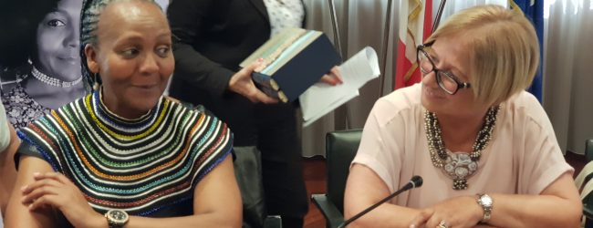 Napoli| Donne e diritti, la Presidente D’Amelio incontra Ndileka Mandela