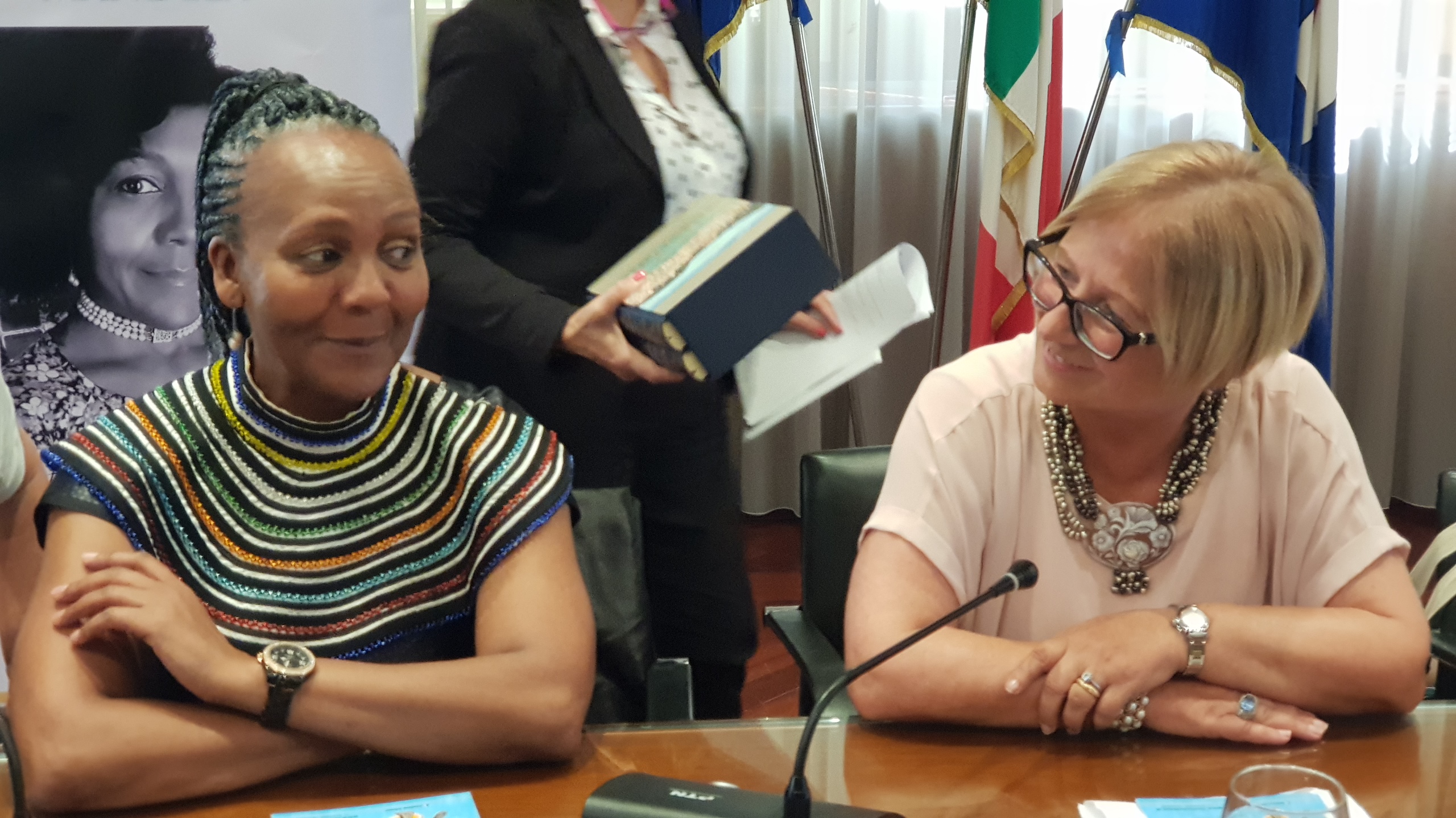 Napoli| Donne e diritti, la Presidente D’Amelio incontra Ndileka Mandela