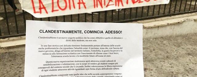 Benevento| Nasce il Collettivo Autonomo “ClandestinaMente”