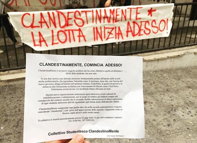 Benevento| Nasce il Collettivo Autonomo “ClandestinaMente”