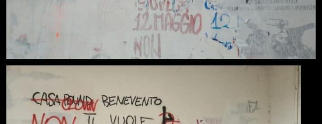 Benevento| Scritte “back in black”al Guacci, la denuncia del Collettivo ClandestinaMente