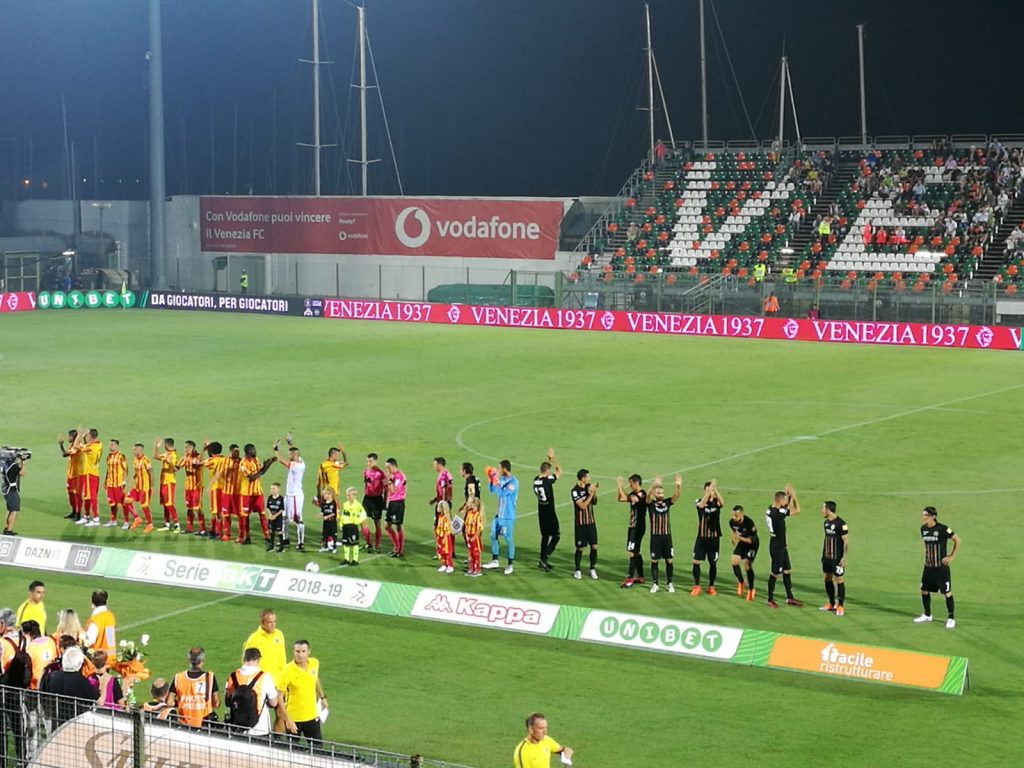 Venezia-Benevento: 2-3. Super-Bandinelli per il primo successo