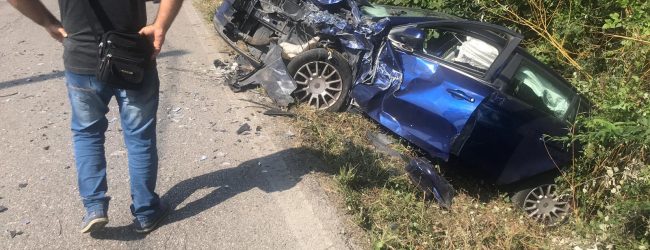 San Martino V. C.| Incidente frontale,coinvolti 4 giovani