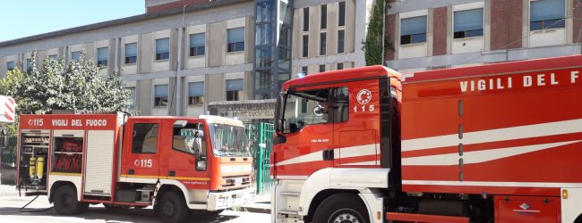 Benevento| Incendio alla Bosco Lucarelli del Rione Libertà