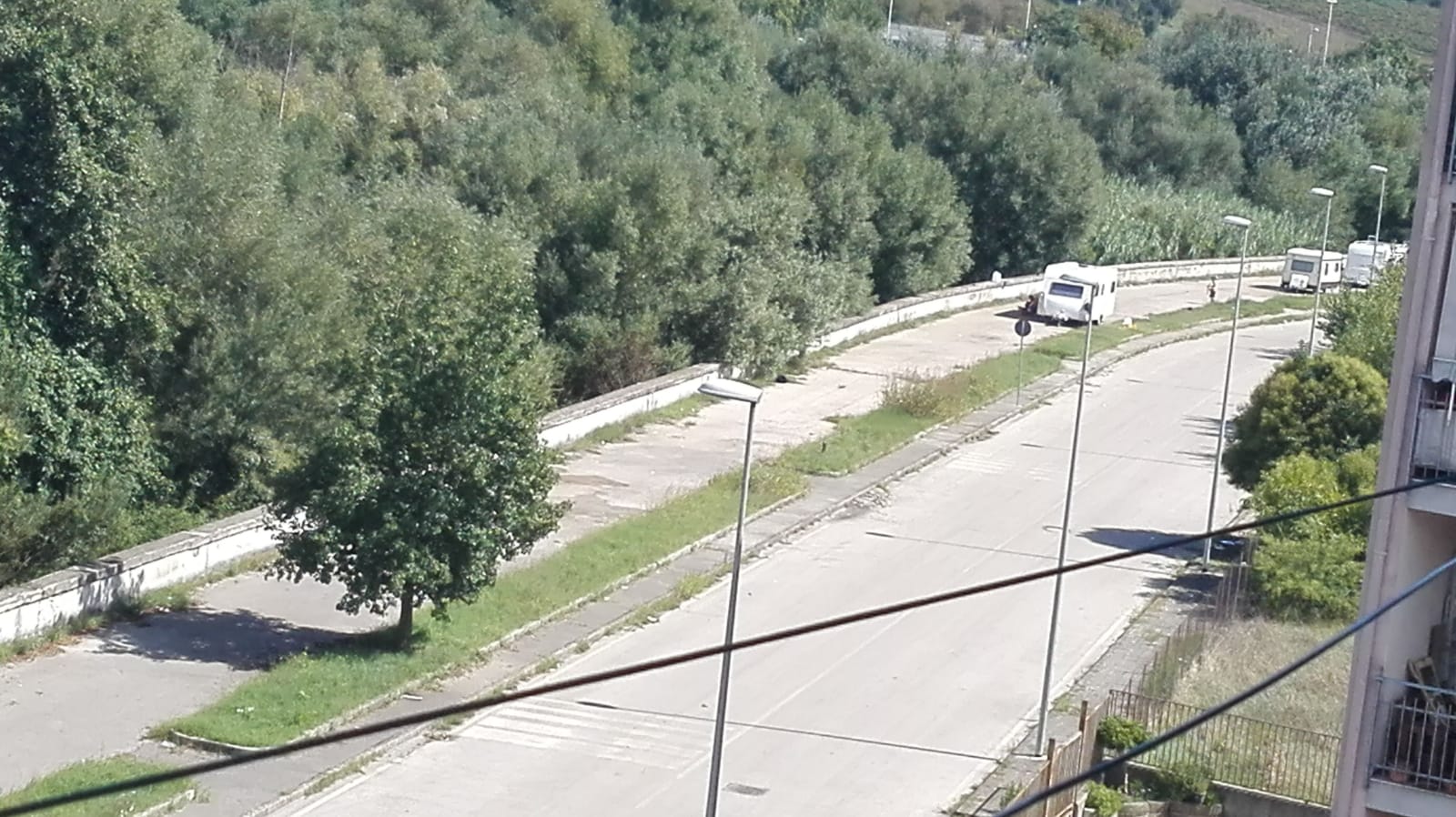 Benevento| Nomadi lasciano Lungosabato Matarazzo