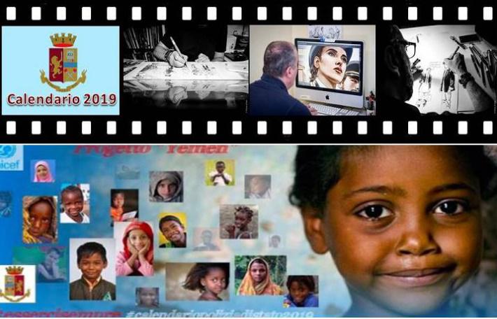 Avellino| Il calendario della Polizia per sostenere il progetto Yemen dell’Unicef