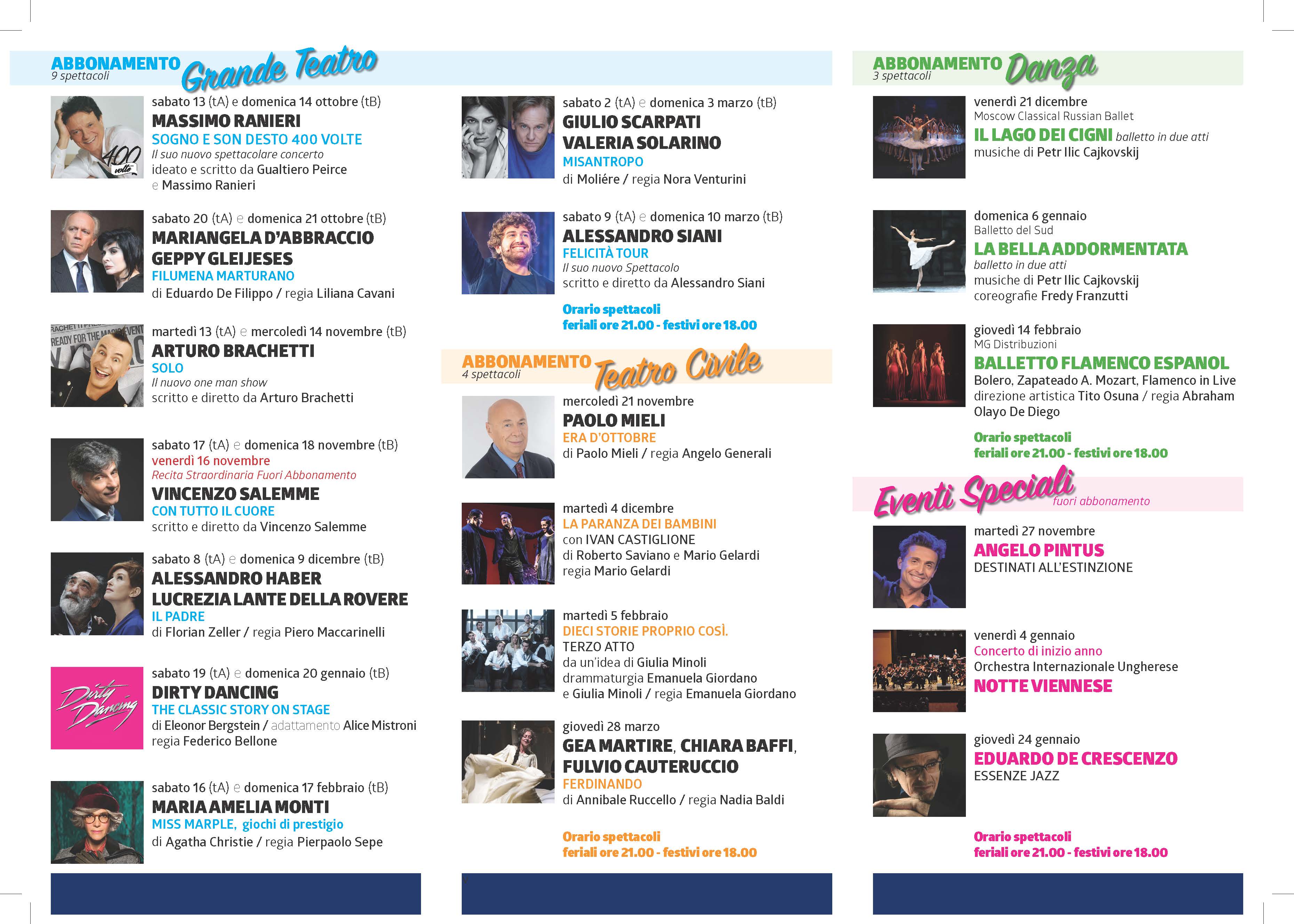 Avellino| Teatro Gesualdo, si parte. Dopo gli abbondamenti, biglietti in vendita