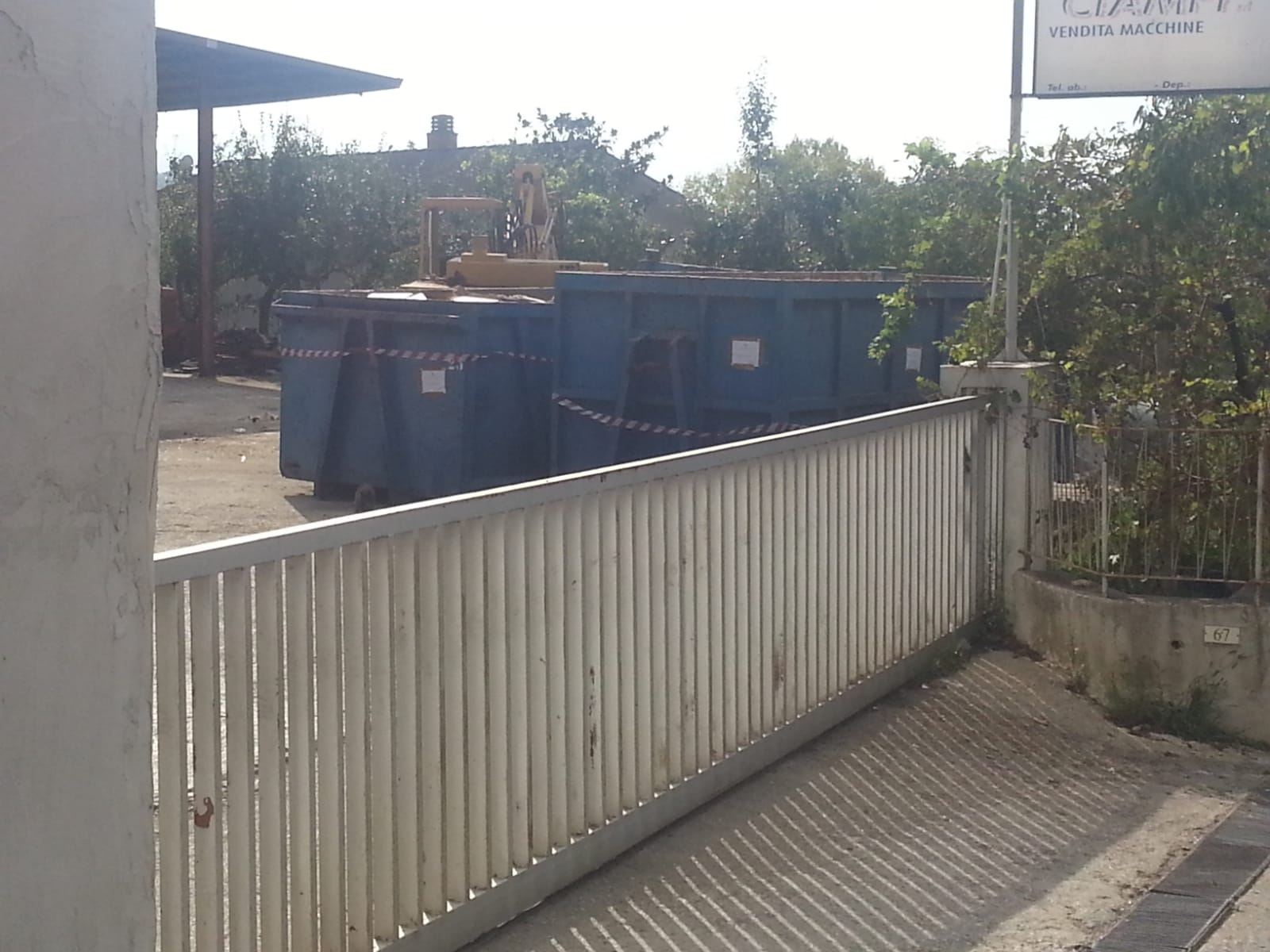 San Giorgio del Sannio| Container con rifiuti speciali sequestrati dall’Autorità Giudiziaria