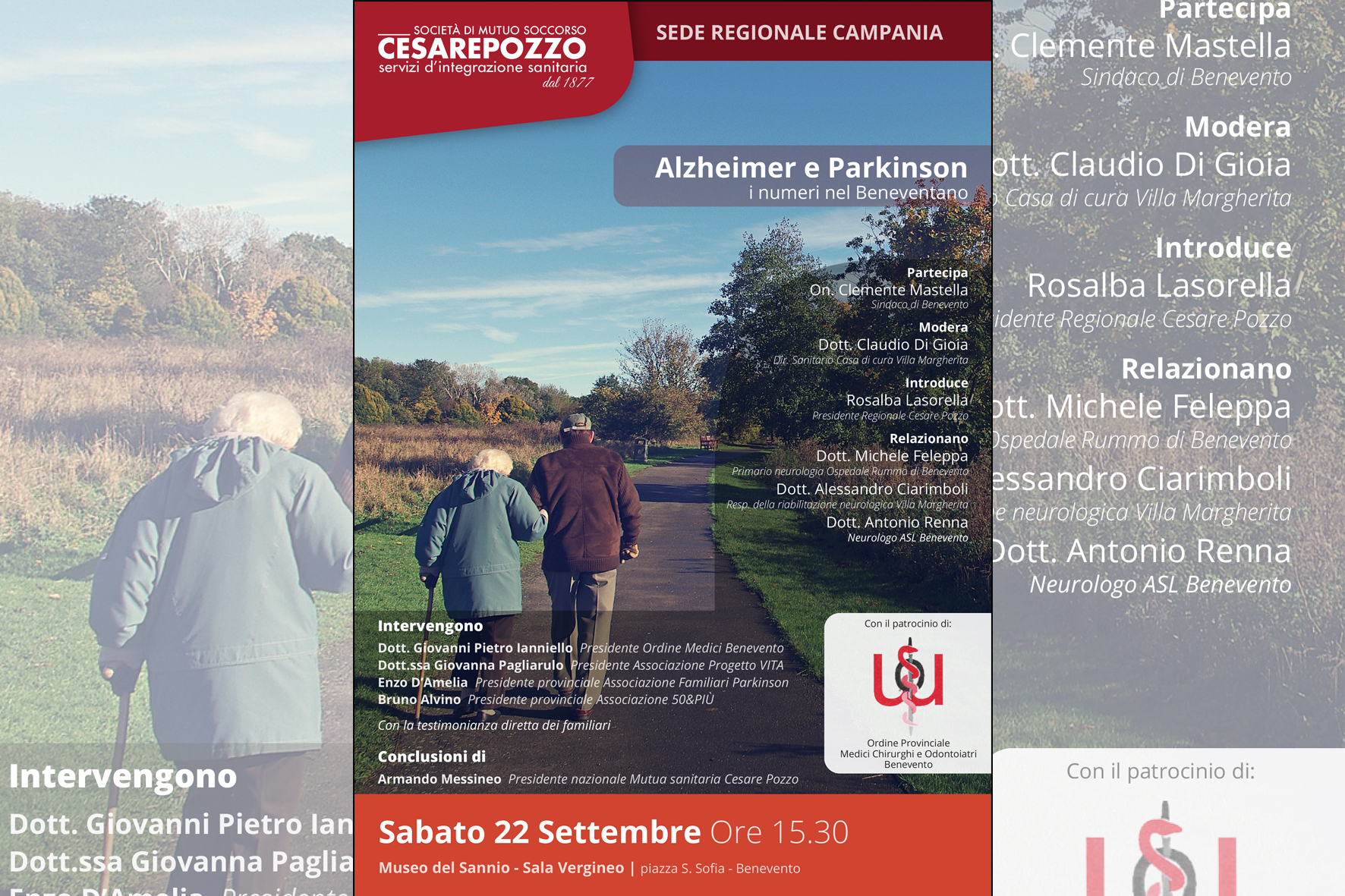 CesarePozzo presenta: Alzheimer e Parkinson, i numeri a Benevento