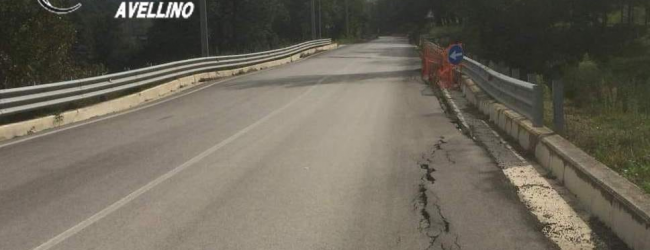Montefalcione| Cedimento strutturale, chiuso il ponte che conduce a Serra di Pratola