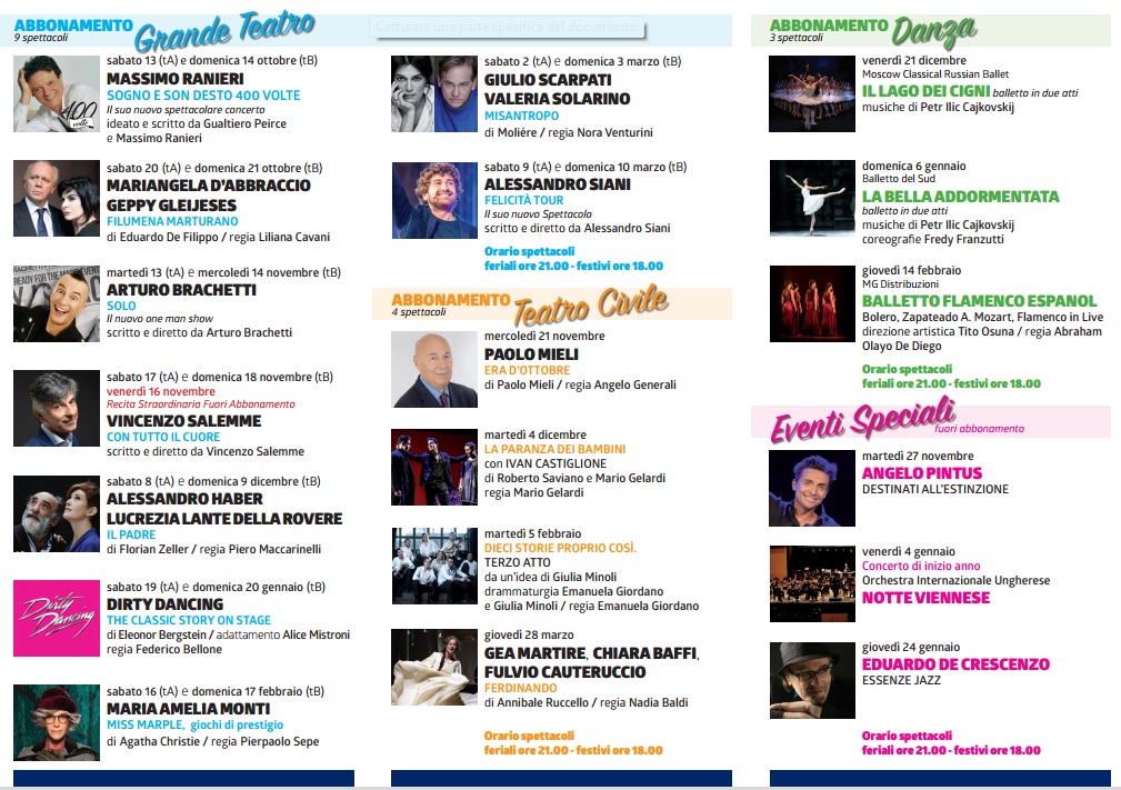 Avellino| Teatro Gesualdo, già superati i 1200 abbonamenti