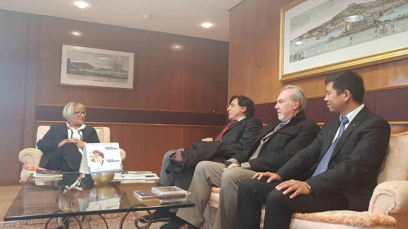 Scambi culturali, D’Amelio incontra componente Ambasciata cinese