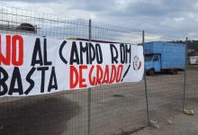 Benevento| “No al campo rom, basta degrado”, lo striscione di CasaPound in via Lungosabato Matarazzo