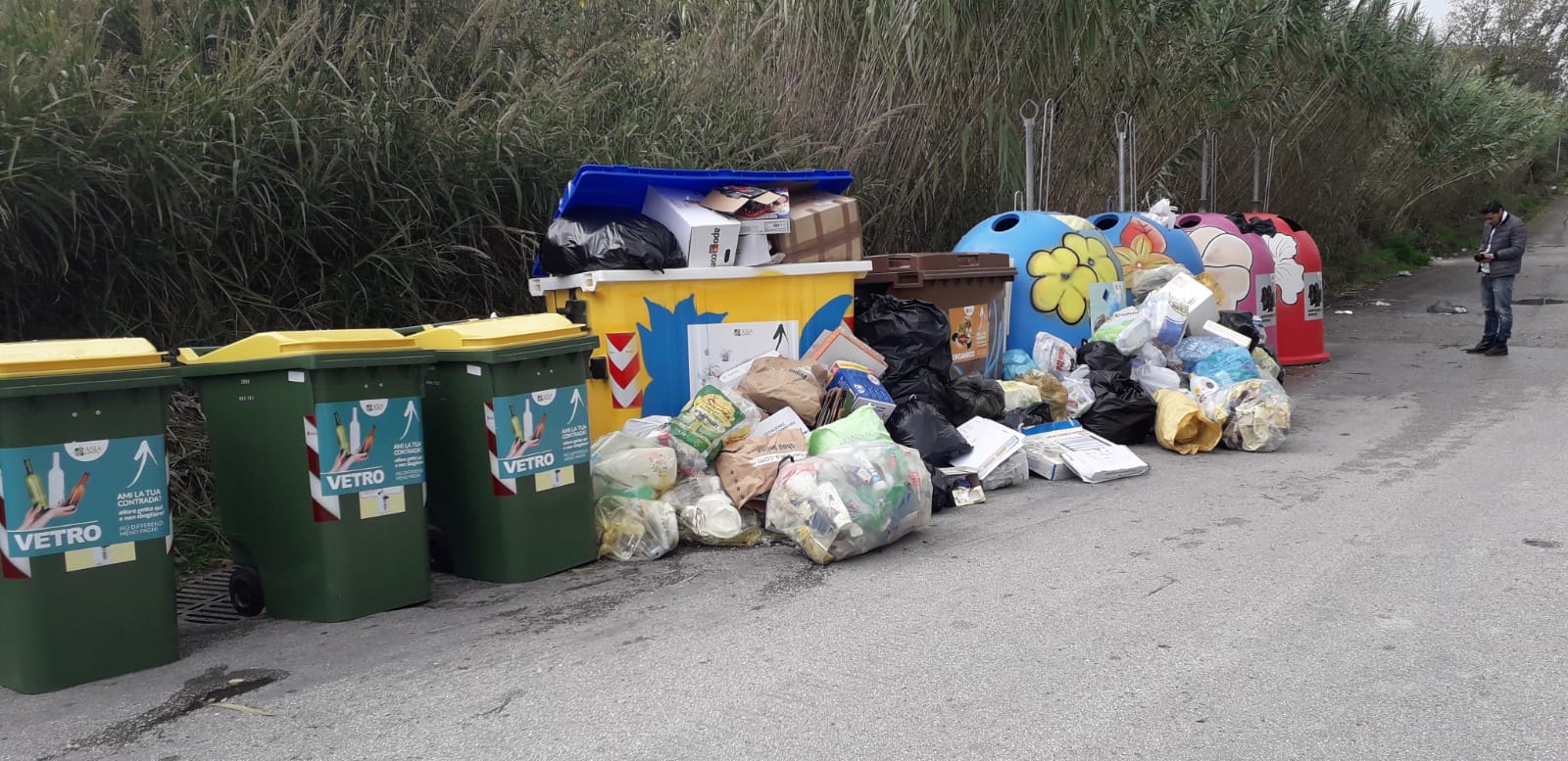 Benevento| Asia, ecopunti fissi ok ma alla Madonna della Salute regna l’inciviltà