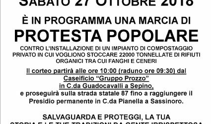 Sassinoro| Tutto pronto per la marcia di Protesta Popolare
