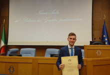 Benevento| Unisannio, giovane neolaureato premiato alla Camera dei Deputati