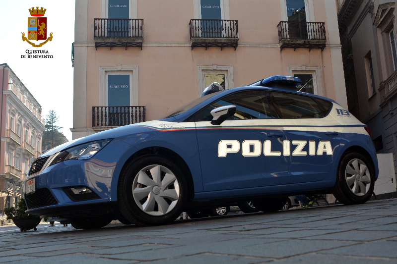 Benevento| Polizia: sanzionato un parcheggiatore abusivo, minore segnalato per uso personale di stupefacenti