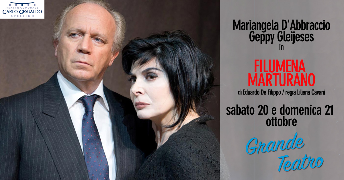 Avellino| Teatro d’autore, domani al “Gesualdo” in scena “Filumena Marturano”