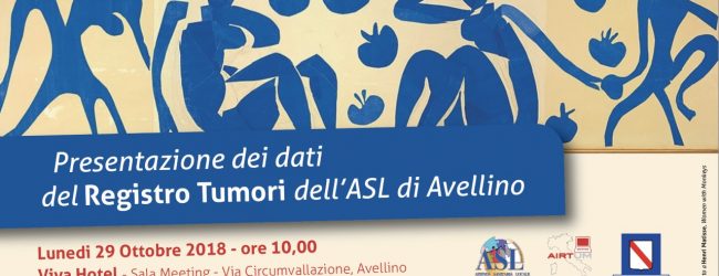 Avellino| Registro tumori dell’Asl, lunedì la presentazione dei dati per l’Irpinia