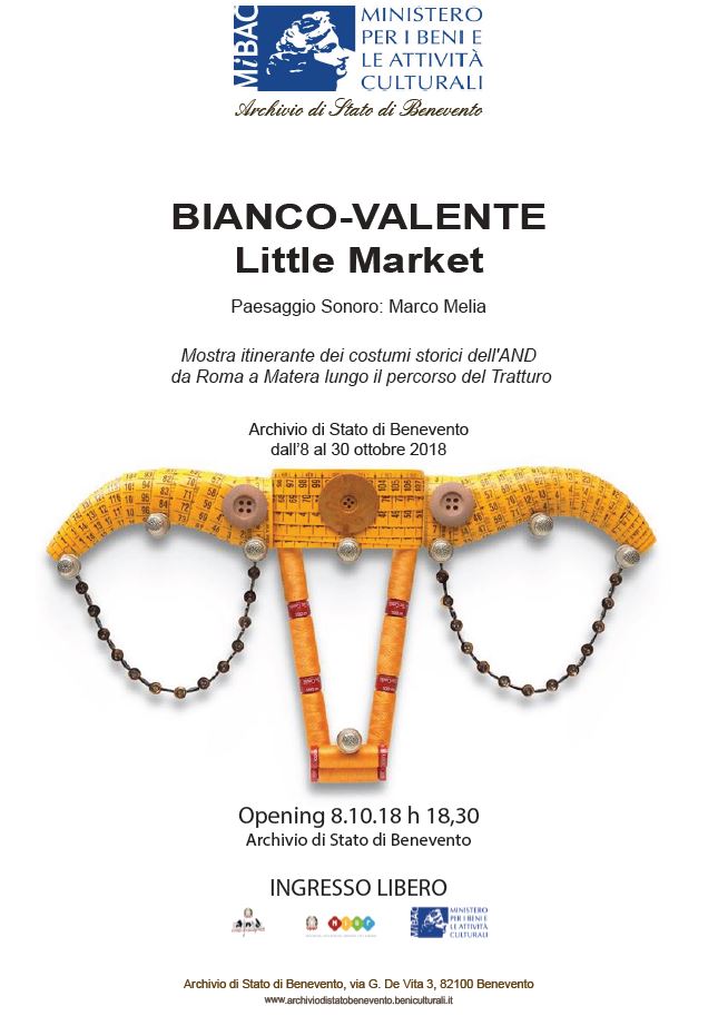 Benevento| Archivio di stato, l’8 ottobre inaugurazione di “Little Market”