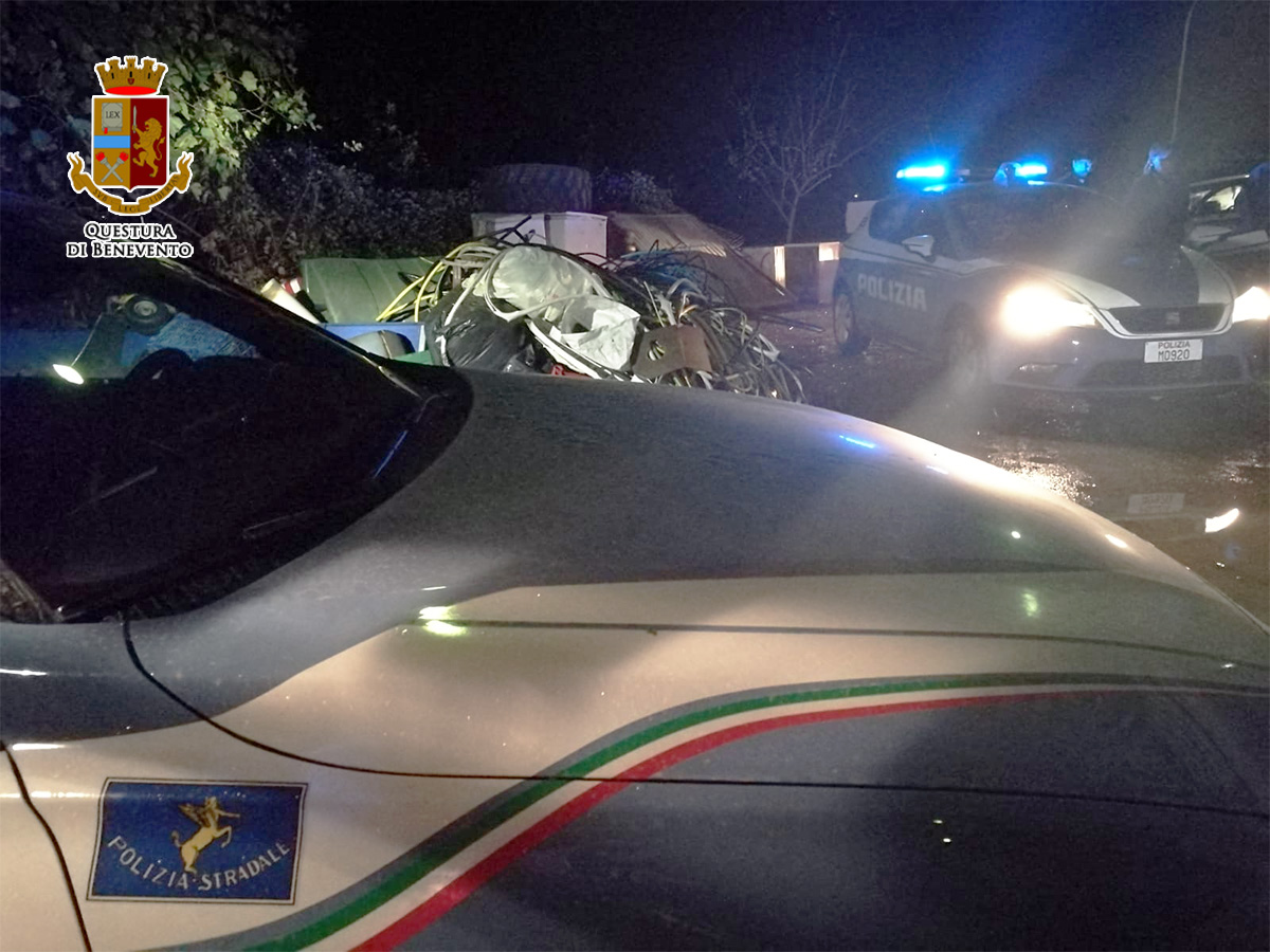 Telese Terme| Area con rifiuti non autorizzati alle spalle di un condominio.Denunciati quattro pluripregiudicati