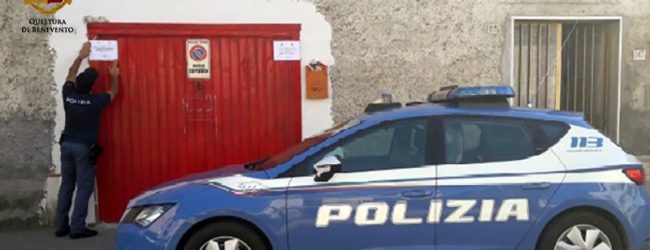 Telese Terme| La Polizia di Stato sequestra officina abusiva in pieno centro