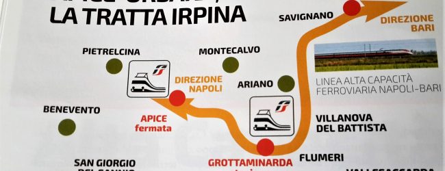 Grottaminarda|Stralcio Stazione Hirpinia, Napolitano: tornare indietro un errore fatale