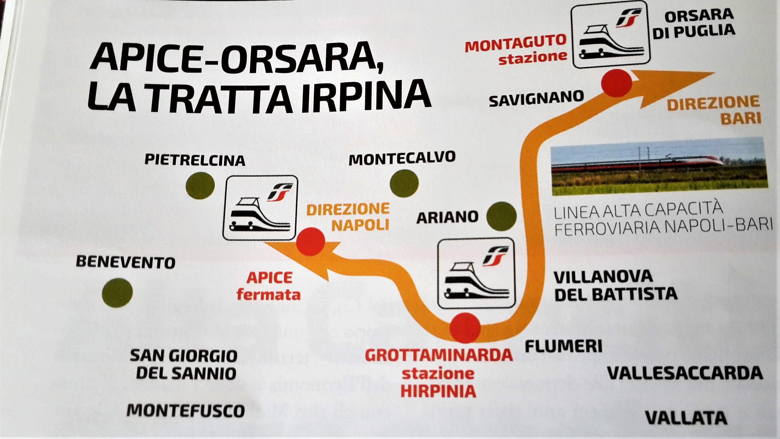 Grottaminarda|Stralcio Stazione Hirpinia, Napolitano: tornare indietro un errore fatale