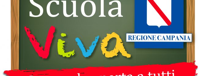 Scuola Viva, Mortaruolo: “C’è la proroga al 12 novembre per la terza annualità”